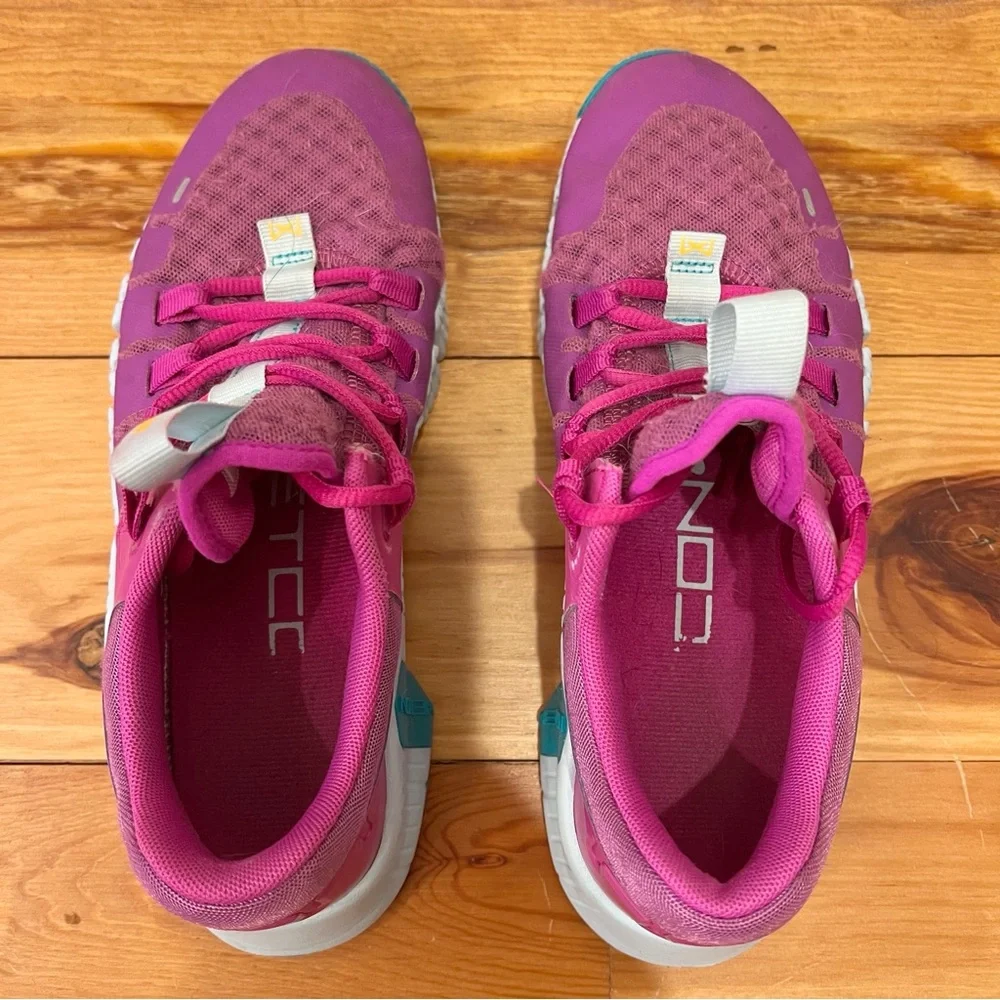Nike Free Metcon 5 Shoes Women 7.5 Hyper Violet Lazer Orange DV3950-501 Athletic